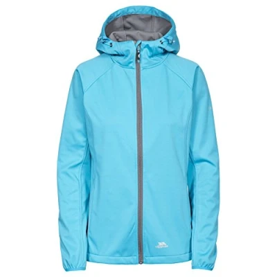 Abbildung von Trespass Sisely, Storm Grey, S, Wasserdichte Softshelljacke für Damen, Small, Grau
