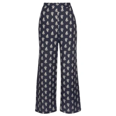 Abbildung von Vivance Palazzohose, mit Alloverdruck und Taschen, Schlupfhose, Stoffhose