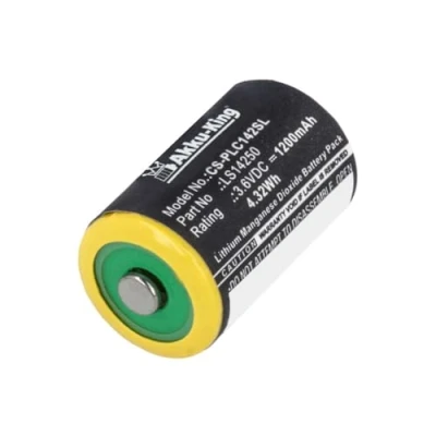 Abbildung von PLC Batterie kompatibel mit Saft LS14250 Li MnO2 1200mAh für LS14250, Xeno 1/2 AA, XL 050F