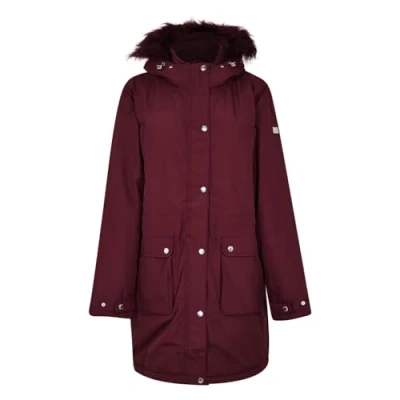 Abbildung von Regatta Damen Voltera Parka Jacke, Claret, 20