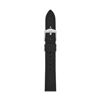 Abbildung von Fossil Uhrenband für Damen 16 mm LiteHide Leder schwarz, S161096