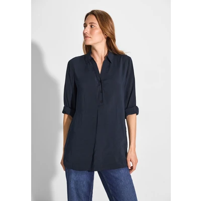 Abbildung von Cecil Lange Bluse Bluse, Damen, Größe: Large, Blau