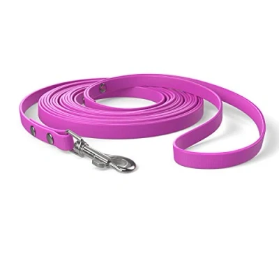 Abbildung von 5m Schleppleine, Hundeleine, Handschlaufe, Magenta, extra schmal, schmutz und wasserabweisend