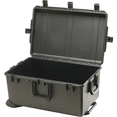 Abbildung von Peli iM2975 Storm Großer Robuster Transportbehälter für AV Broadcast and Empfindliche Ausrüstung, Wasser und Staubdicht, 118L Volumen, Ohne Schaumstoff, Schwarz