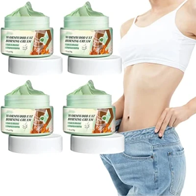 Abbildung von Anti Cellulite Creme Fettverbrennung Bauch Slim Creme, NatüRliche Wermut HeißE Flacher Fettverbrennungscreme, Schlankheitscreme, Fett Weg 30g (4 Stück)