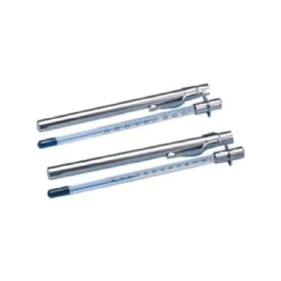 Abbildung von neoLabLine Glas Thermometer mit Schutzhülle ohne Quecksilber, 10 bis + 100 C, 15cm Länge