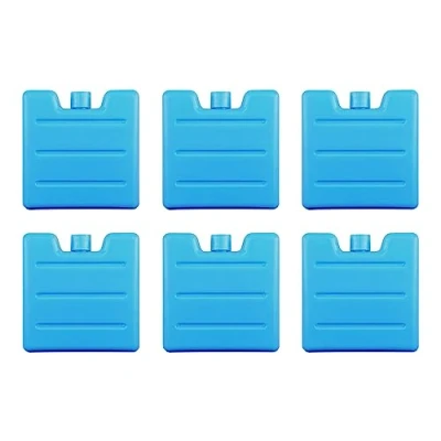 Abbildung von VonBueren 6 x Mini Kühlakkus für Kühltasche und Kühlbox 8x7,5x1,5 cm klein 75 g je Kühlakku