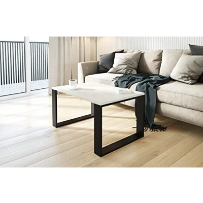 Abbildung von AKKE Couchtisch Wohnzimmertisch Beistelltisch Tisch Für Wohnzimmer Weiss Craft 90 x 50 55