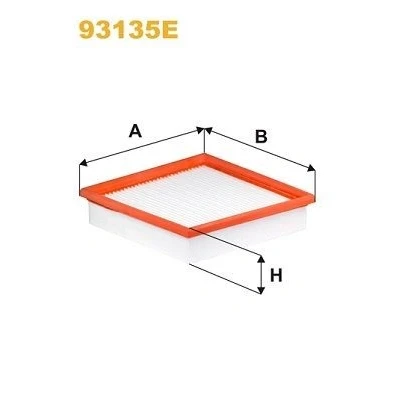 Abbildung von WIX FILTERS 93135E Innenraumfilter Partikelfilter 210 47 VOLVO: FH II,
