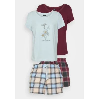 Abbildung von Lascana Daisy Shorty 2 PACK Pyjama multicoloured, Damen, Größe: 32/34, Multi coloured