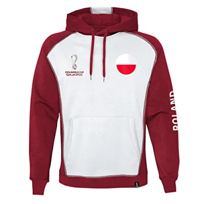 Abbildung von FIFA Herren Official World Cup 2022 Overhead Hoodie, Mens, Croatia, X Large Kapuzenpullover, Red, XXLarge