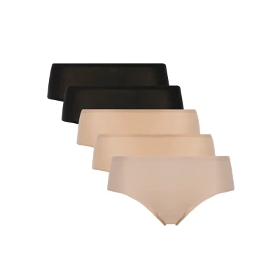 Abbildung von Chantelle 5 PACK Slip, Damen, Größe: One Size, Schwarz nude creme