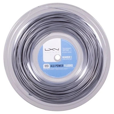 Abbildung von Wilson Luxilon Unisex Tennissaite Alu Power Feel 120, silber, 220 Meter Rolle, 1,20 mm, WRZ990160