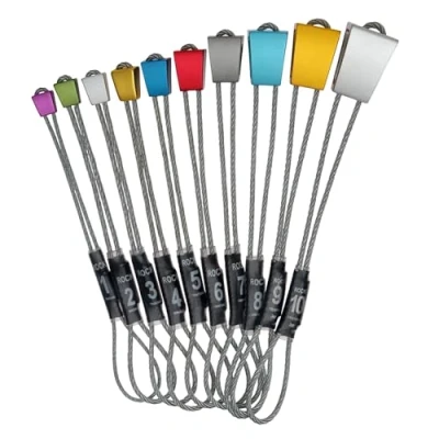 Abbildung von Wild Country Rock ON Wire ANODISED Set 1 10, Multicoloured