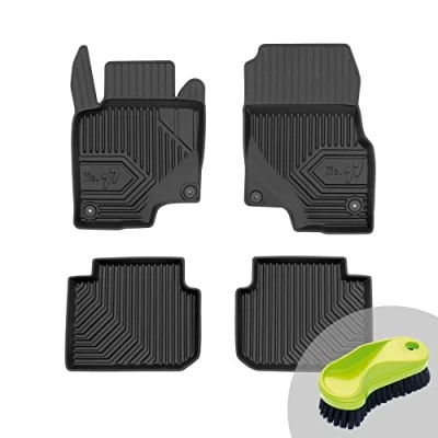 Abbildung von FROGUM No.77 Gummimatten Ganzjahresset von Auto Fußmatten Autofussmatten für Smart Forfour I 2004 2006 Langlebiges TPE Material