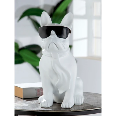 Abbildung von Casablanca by Gilde Tierfigur &quot;Mops Cool Dog sitzend&quot;