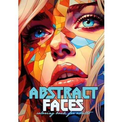 Abbildung von abstrakte Portraits Malbuch für Erwachsene: Portrait Ausmalbuch Erwachsene Abstraktes Frauengesichter ... A4 64P (Portrait Coloring Books, Band 1)