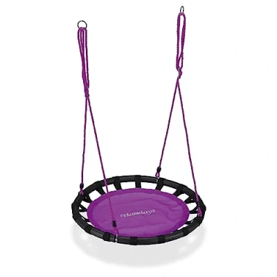 Abbildung von relaxdays Nestschaukel 80cm, Lila