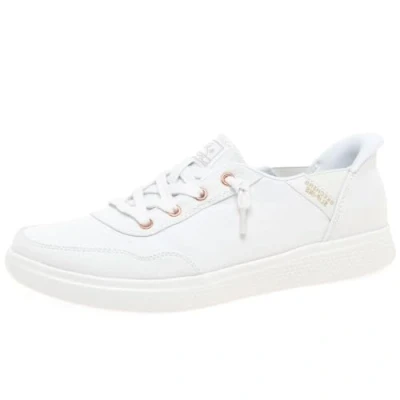 Abbildung von Skechers Damen Hands Free Slip Bobs Skip B Cute Sweet Sneaker, Weiss/opulenter Garten, 41 EU