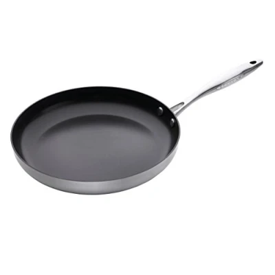Abbildung von Scanpan CTX Bratpfanne 32 cm Multifunktionale Pfanne Induction mit Edelstahlgriff Für alle Herdarten geeignet Stratanium Antihaftbeschichtung Ofenfest