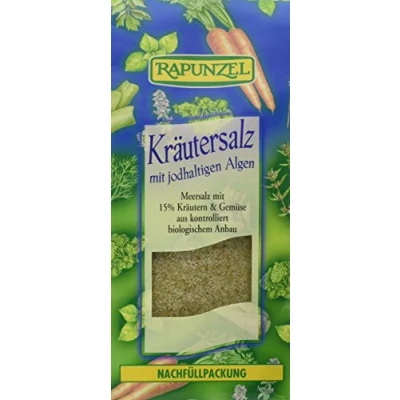 Abbildung von Rapunzel Kräutersalz jodiert mit 15% Kräutern und Gemüse, 500 g