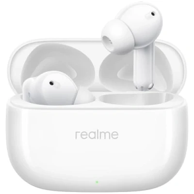 Abbildung von realme T310 Bluetooth 5.4 Kopfhörer, kabellose 46 dB, Hybridgeräuschunterdrückung, 12,4 mm dynamischer Bass Treiber, 40 Stunden Gesamtwiedergabe, IPX5 Wasserbeständigkeit, Weiß