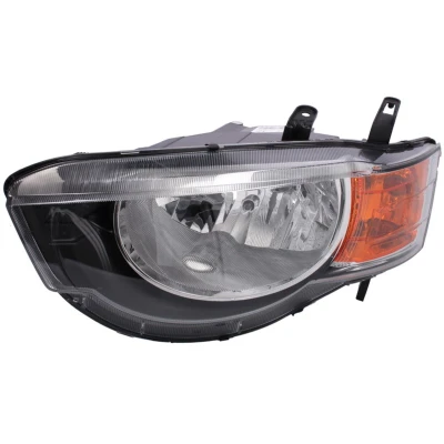 Abbildung von MAGNETI MARELLI 710301249301 Scheinwerfer links P21W, H4, PY21W Halogen mit Blinklicht für Rechtsverkehr Stellmotor LWR MITSUBISHI: COLT 6