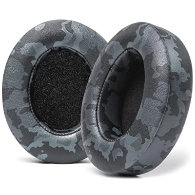 Abbildung von WC Wicked Cushions Ersatz Ohrpolster für Beats Studio 2 &amp; 3 (B0501, B0500) Wired Wireless Passt Nicht Solo Weicheres Leder, verbesserter Schaum und stärkerer Klebstoff Black Camo
