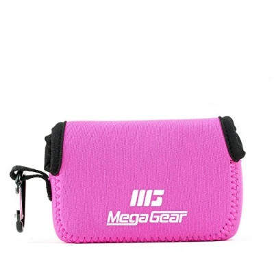 Abbildung von MegaGear MG1248 Canon PowerShot SX740 HS, SX730 SX720 SX710 G16, G15 Ultraleichte Kameratasche aus Neopren Rosa