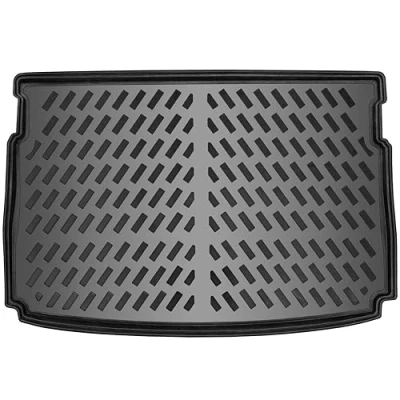 Abbildung von Elmasline Kofferraumwanne für VW Golf 7 (VII) 2012 2020 Schrägheck Antirutsch mit hohen Rand 3D Kofferraummatte Zubehör