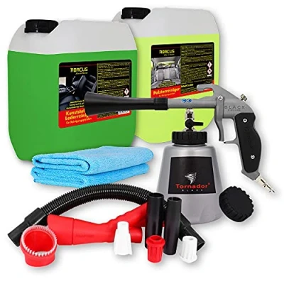 Abbildung von ABACUS Tornador Set, Black Z 020RS Rotador Adaptor Sprühreiniger (Gebrauchsfertige Spezialmischung, [6 St. Beseitigt Flecken Hochwirksam und Materialschonend)
