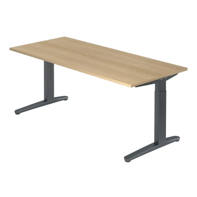 Abbildung von Hammerbacher Schreibtisch XB19 Eiche/Graphit