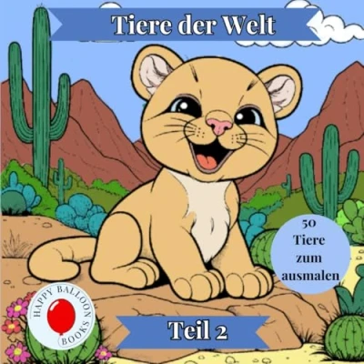 Abbildung von Malbuch Tiere der Welt: Welt Teil 2