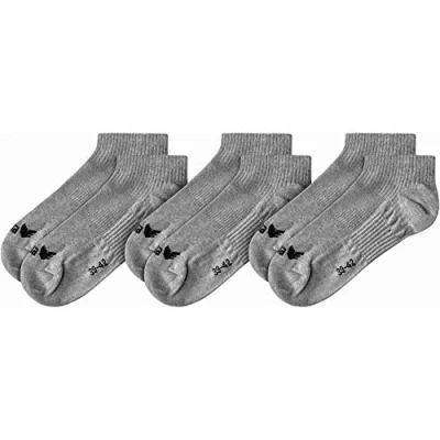 Abbildung von ERIMA Socken 3 Pack Füßlinge, grau melange, 47 50, 2181907