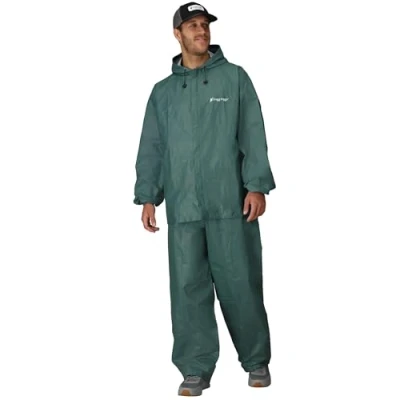 Abbildung von frogg toggs Herren Ultra lite2 Regenanzug, wasserdicht, atmungsaktiv Regenbekleidung, Khaki, L