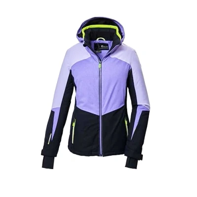 Abbildung von killtec Damen Skijacke/Funktionsjacke mit abzippbarer Kapuze und Schneefang KSW 66 WMN SKI JCKT, lavendel, 40, 41952 000