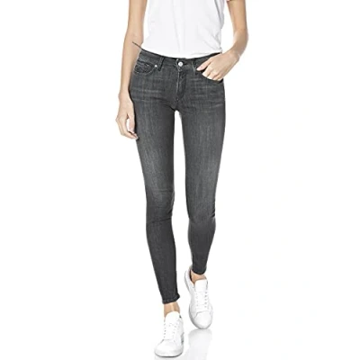 Abbildung von Replay Damen Jeans Luzien Skinny Fit mit Power Stretch, Black 098 (Schwarz), 30W / 28L