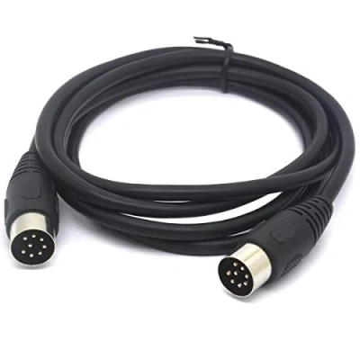 Abbildung von HUHANGGod MIDI Kabel 8 polig DIN Lautsprecherverlängerung Stecker auf Stecker, Konverterkabel für Bang and Olufsen B&amp;O PowerLink BeoLab 3 Meters m (1.5 meter)