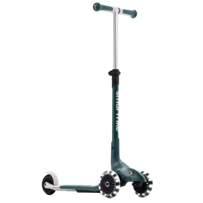 Abbildung von smarTrike Xtend Kids Mini+ Scooter Ride On Toy, Ages 2 9, Foldable for with LED Wheels, Green