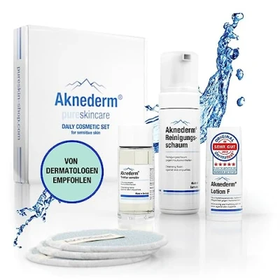 Abbildung von Aknederm Daily Cosmetic Set sensitive sk 1 P
