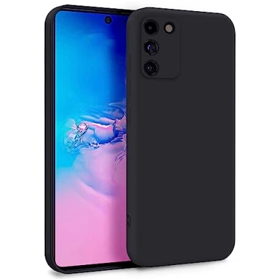 Abbildung von MyGadget Hülle für Samsung Galaxy S10 Lite Zweilagige Handyhülle mit Kameraschutz Cover Innenfutter &amp; Silikon außen Schwarz