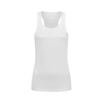 Abbildung von Stedman Apparel Damen Sport Tank Top Active, Weiß (White 000), Small (Herstellergröße: S)