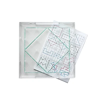 Abbildung von WISSNER 81600 aktiv lernen Geometrie Brett transparent 15 cm RE Plastic