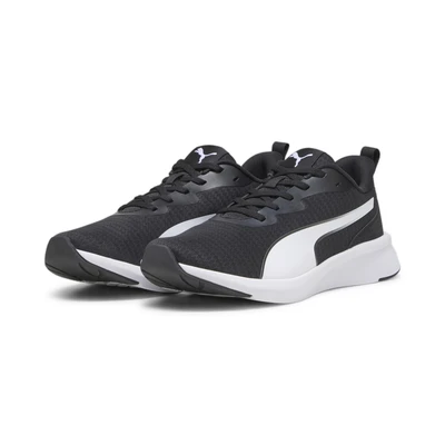 Abbildung von Puma Flyer LITE Laufschuh Neutral, Damen, Größe: 42.5, Black/black/white Schuhe