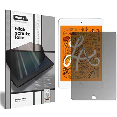 Abbildung von dipos I Blickschutzfolie matt kompatibel mit Apple iPad Mini (2019) 7.9 Zoll Sichtschutz Folie Display Schutzfolie Privacy Filter