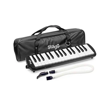 Abbildung von Stagg Melodica 32 Tasten, schwarz, inkl. Anblasschlauch