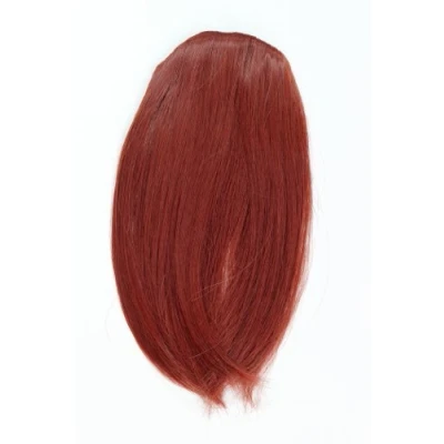 Abbildung von WIG ME UP YZF 1088HT 35 Clip In Pony, Farbton: Rot, Farbcode: 35, 17 cm/ 7 inch, Haarteil, Haarverlängerung, Extension, fringe