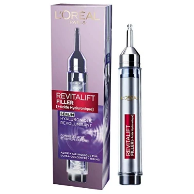 Abbildung von L&#039;Oréal Paris Revolumisierendes Hyaluron Serum Anti Aging Gesichtspflege Revolutionärer Diffusor Konzentrat aus Hyaluronsäure alle Hauttypen Revitalift Filler 16 ml