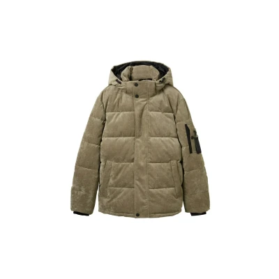 Abbildung von TOM Tailor Winterjacke, Herren, Größe: XL, Jungle soil green corduroy