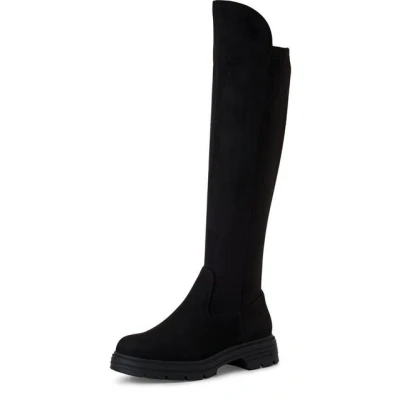 Abbildung von Tamaris Plateaustiefel, Damen, Größe: 41, Black Schuhe
